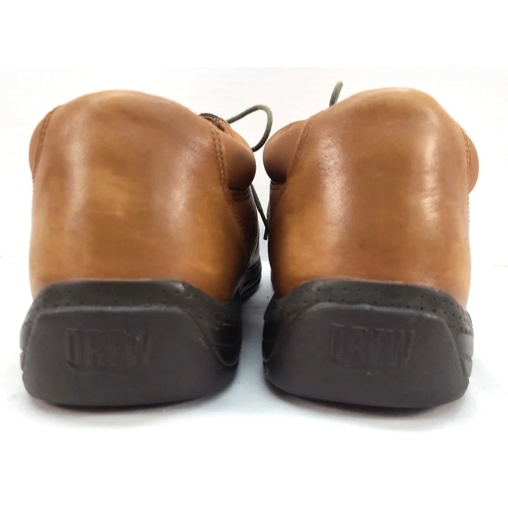 Drew Tulip Womens Leather Casual Diabetic Orthopedic Shoes Size 9.5 W Brown